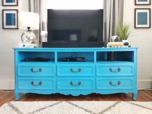 Dresser Turned TV Stand DIY